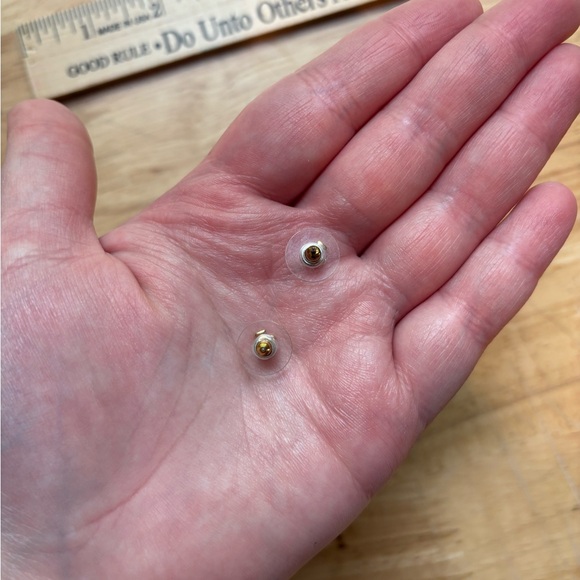 Kate Spade Gold Spade Stud Earrings - Picture 3 of 3